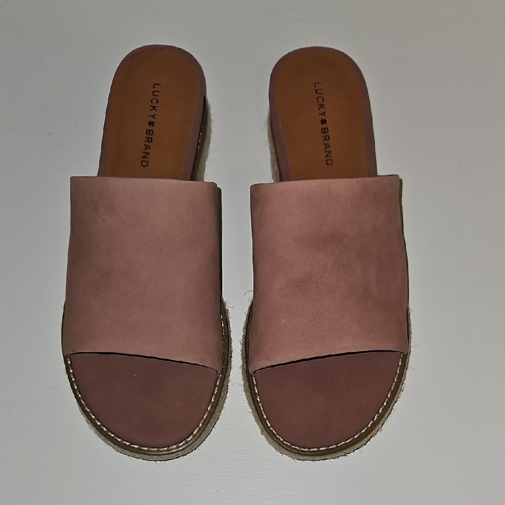 Lucky Brand Naydne Espadrille Women's Mauve Mules